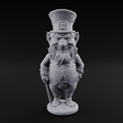 Pot Of Gold Guarding Gnome Leprechaun B Miniature for Dungeons and Dragons, Pathfinder or other TTRPGs