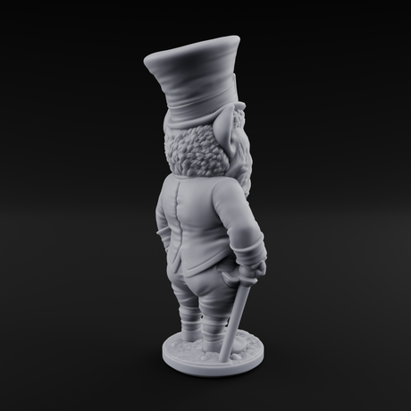 Pot Of Gold Guarding Gnome Leprechaun B Miniature for Dungeons and Dragons, Pathfinder or other TTRPGs