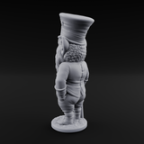 Pot Of Gold Guarding Gnome Leprechaun B Miniature for Dungeons and Dragons, Pathfinder or other TTRPGs