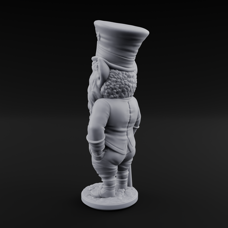 Pot Of Gold Guarding Gnome Leprechaun B Miniature for Dungeons and Dragons, Pathfinder or other TTRPGs