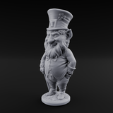 Pot Of Gold Guarding Gnome Leprechauns Miniature for Dungeons and Dragons, Pathfinder or other TTRPGs