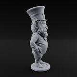Pot Of Gold Guarding Gnome Leprechaun C Miniature for Dungeons and Dragons, Pathfinder or other TTRPGs