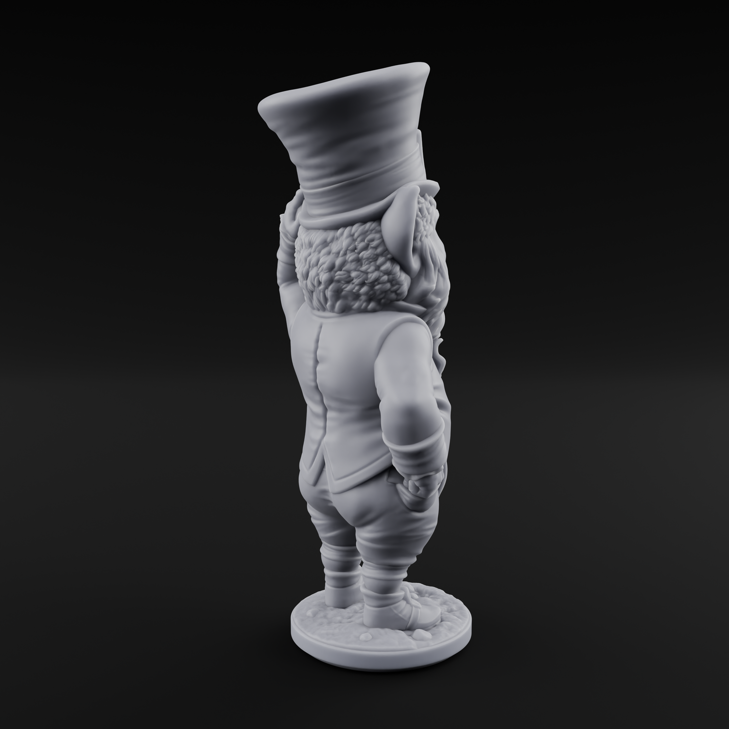 Pot Of Gold Guarding Gnome Leprechaun C Miniature for Dungeons and Dragons, Pathfinder or other TTRPGs