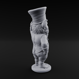 Pot Of Gold Guarding Gnome Leprechaun C Miniature for Dungeons and Dragons, Pathfinder or other TTRPGs