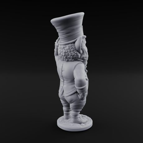 Pot Of Gold Guarding Gnome Leprechaun C Miniature for Dungeons and Dragons, Pathfinder or other TTRPGs