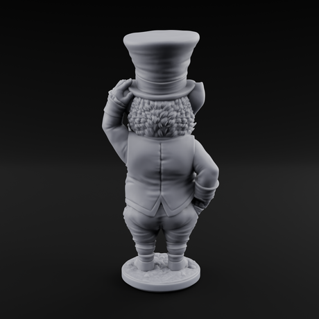Pot Of Gold Guarding Gnome Leprechaun C Miniature for Dungeons and Dragons, Pathfinder or other TTRPGs