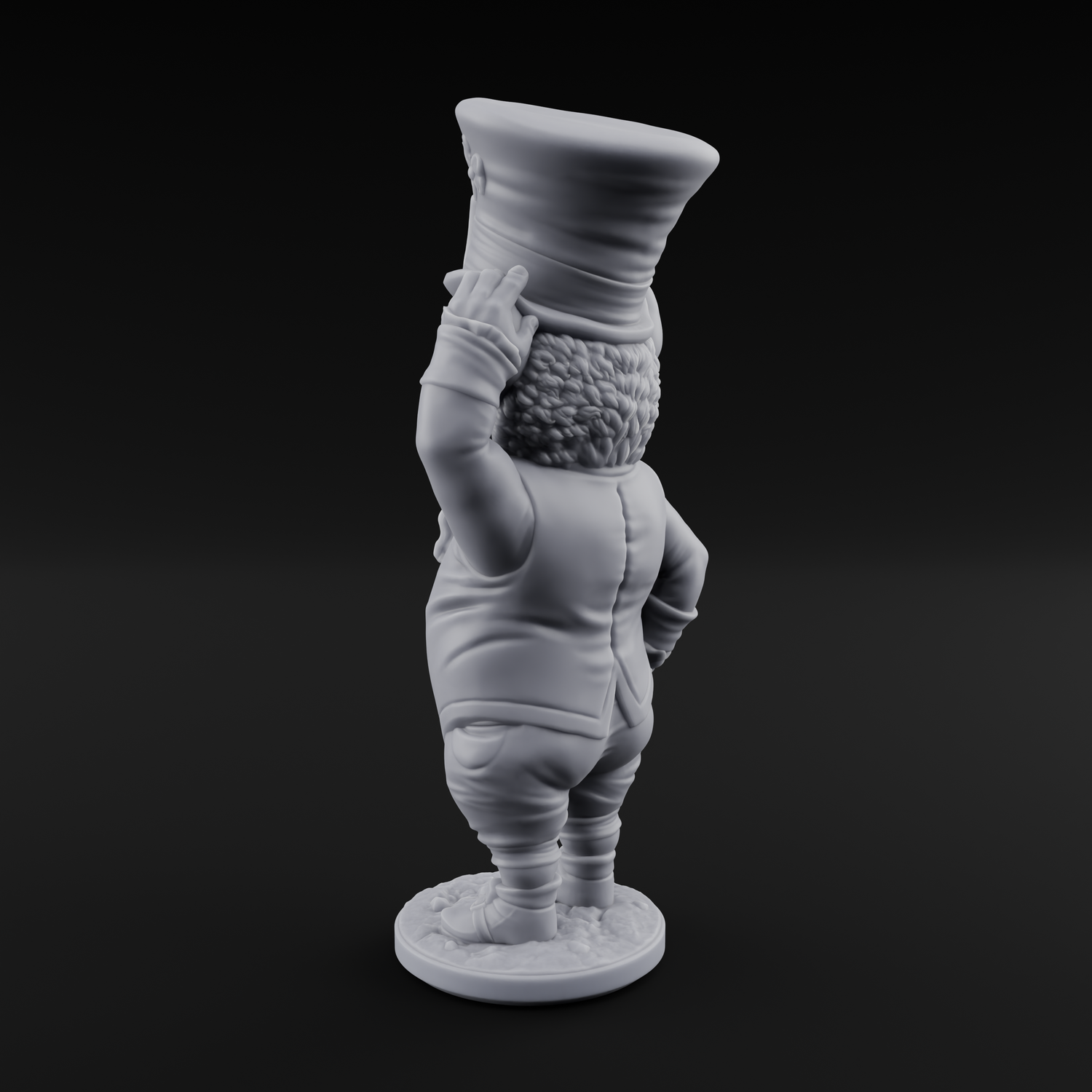 Pot Of Gold Guarding Gnome Leprechaun C Miniature for Dungeons and Dragons, Pathfinder or other TTRPGs
