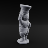 Pot Of Gold Guarding Gnome Leprechaun C Miniature for Dungeons and Dragons, Pathfinder or other TTRPGs