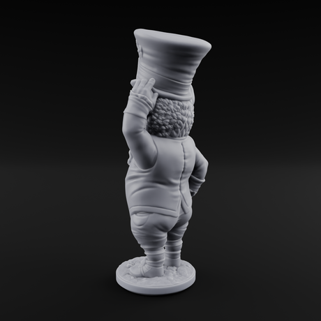 Pot Of Gold Guarding Gnome Leprechaun C Miniature for Dungeons and Dragons, Pathfinder or other TTRPGs