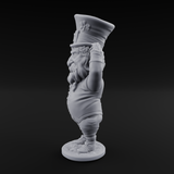 Pot Of Gold Guarding Gnome Leprechaun C Miniature for Dungeons and Dragons, Pathfinder or other TTRPGs