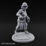 Letters In Hand Hybrid Postwoman Miniature for Dungeons and Dragons, Pathfinder or other TTRPGs