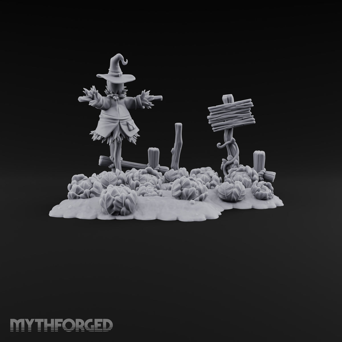 Scarecrow-Tended Vegetable Patches — B