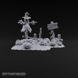 Scarecrow-Tended Vegetable Patches — B