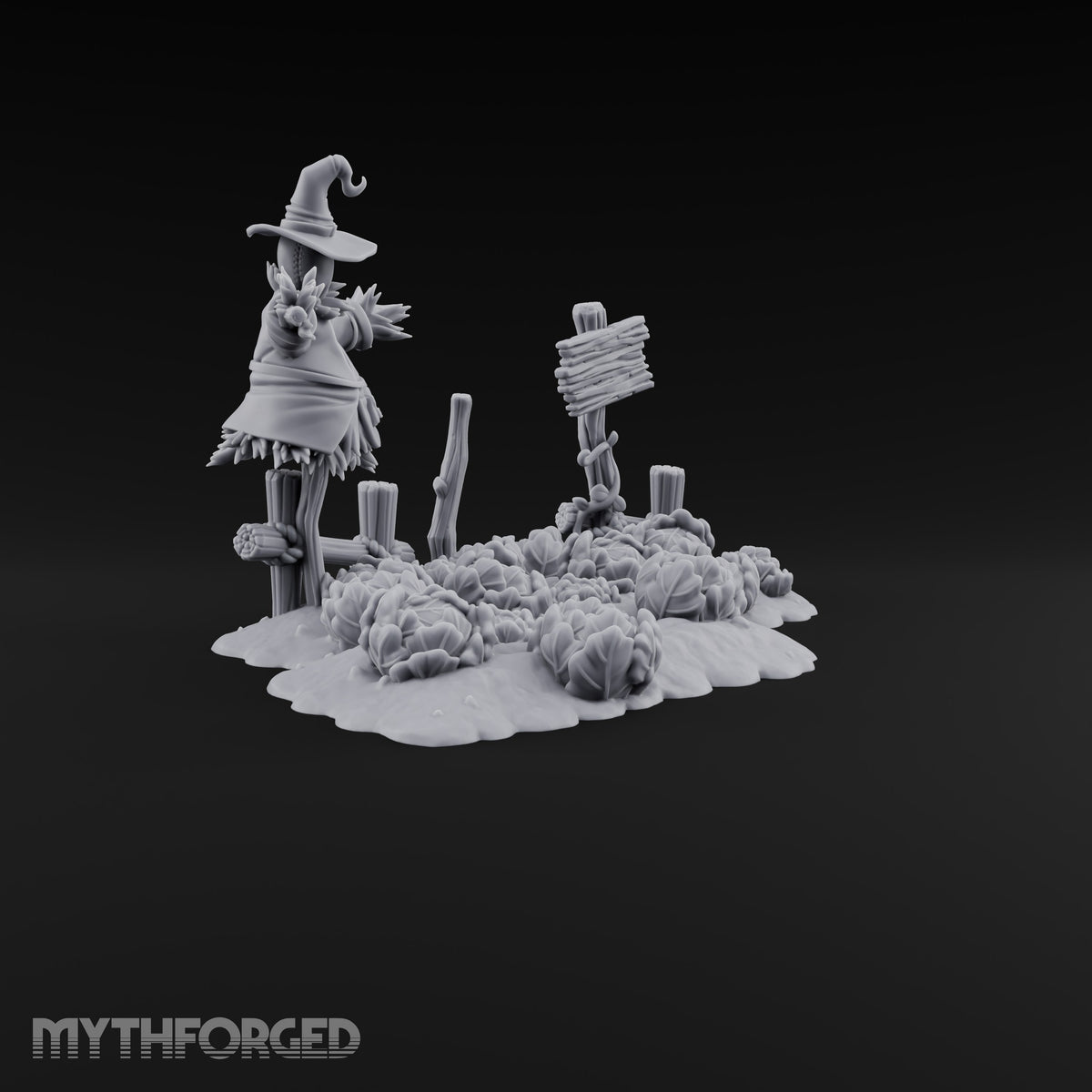 Scarecrow-Tended Vegetable Patches — B