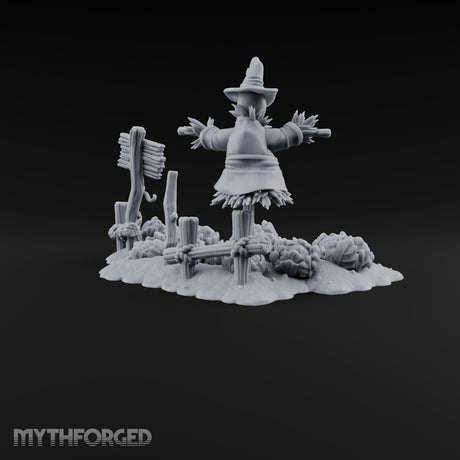 Scarecrow-Tended Vegetable Patch B Miniature for Dungeons and Dragons, Pathfinder or other TTRPGs