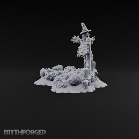 Scarecrow-Tended Vegetable Patch B Miniature for Dungeons and Dragons, Pathfinder or other TTRPGs