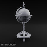 Spun Past Every Border Ornate Standing World Globe