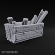 Chart Your Own Course Wooden Crate of Map Scrolls