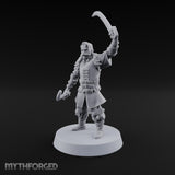 Moustache Waxed, Sabres Drawn Twice Human Dual Sabre Warrior A