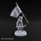 Moustache Waxed, Sabres Drawn Twice Human Dual Sabre Warrior C