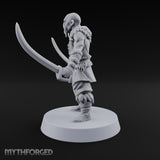Moustache Waxed, Sabres Drawn Twice Human Dual Sabre Warrior D