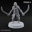 Moustache Waxed, Sabres Drawn Twice Human Dual Sabre Warrior D