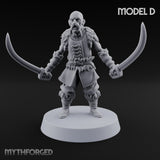 Moustache Waxed, Sabres Drawn Twice Human Dual Sabre Warrior D