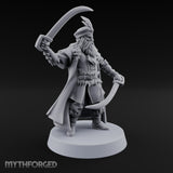 Moustache Waxed, Sabres Drawn Twice Human Dual Sabre Warrior E