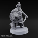 Shields Studded, Moustaches Bristling Human Sabre and Shield Warriors — E
