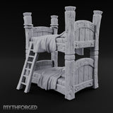 Top Bunk Is Taken Wooden Bunk Bed with Ladder