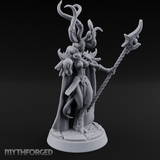 Tentacles Raised High Demon Sorcerer Miniature for Dungeons and Dragons, Pathfinder or other TTRPGs