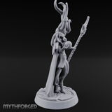 Tentacles Raised High Demon Sorcerer Miniature for Dungeons and Dragons, Pathfinder or other TTRPGs