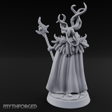 Tentacles Raised High Demon Sorcerer Miniature for Dungeons and Dragons, Pathfinder or other TTRPGs