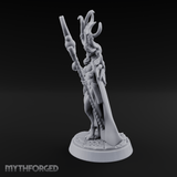 Tentacles Raised High Demon Sorcerer Miniature for Dungeons and Dragons, Pathfinder or other TTRPGs