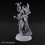 Tentacles Raised High Demon Sorcerer Miniature for Dungeons and Dragons, Pathfinder or other TTRPGs