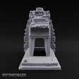 Lintel-Draped Facade-Sheared Temple Gateway Ruins Miniature for Dungeons and Dragons, Pathfinder or other TTRPGs