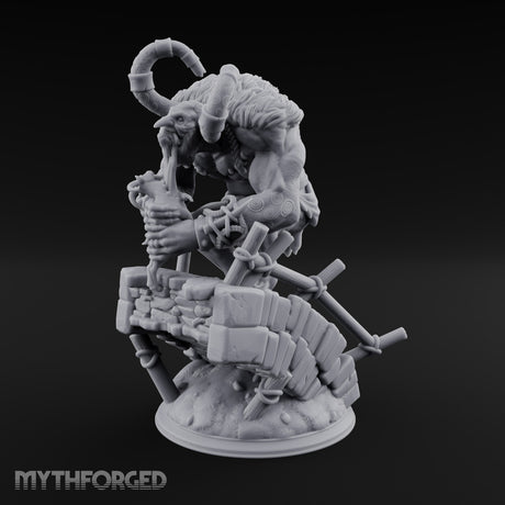 Come Out Swinging Troll Outlaw Miniature for Dungeons and Dragons, Pathfinder or other TTRPGs