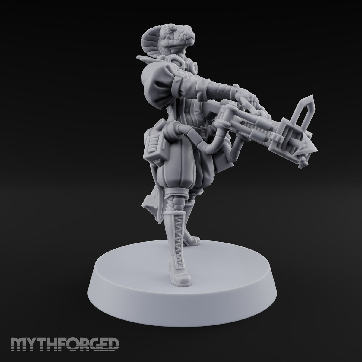 Cranked and Coiled Yuan-ti Crossbow Engineer