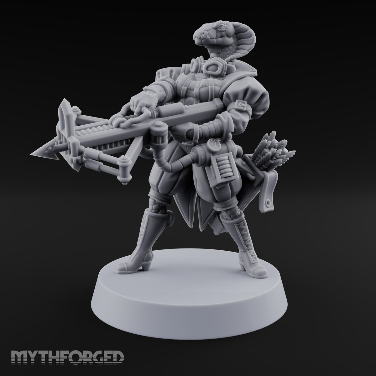 Cranked and Coiled Yuan-ti Crossbow Engineer