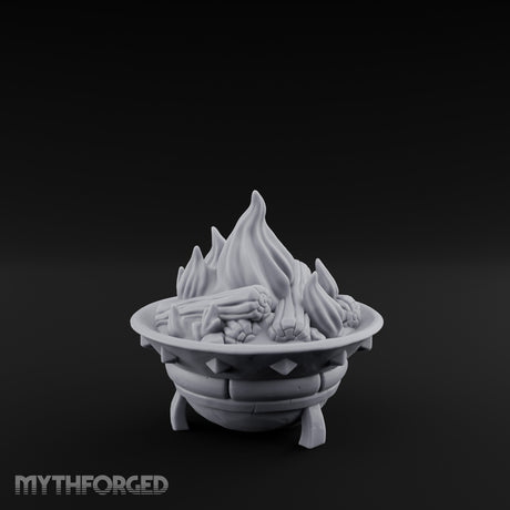 Log-Fueled Diamond-Banded Fire Brazier gallery 7