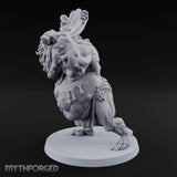 Log Shouldering Venom Troll Miniature for Dungeons and Dragons, Pathfinder or other TTRPGs