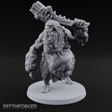 Log Shouldering Venom Troll Miniature for Dungeons and Dragons, Pathfinder or other TTRPGs