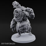 Log Shouldering Venom Troll Miniature for Dungeons and Dragons, Pathfinder or other TTRPGs