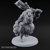 Log Shouldering Venom Troll Miniature for Dungeons and Dragons, Pathfinder or other TTRPGs
