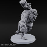 Log Shouldering Venom Troll Miniature for Dungeons and Dragons, Pathfinder or other TTRPGs