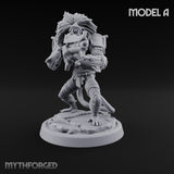 Long Rifle Prowling Simian Sniper A Miniature for Dungeons and Dragons, Pathfinder or other TTRPGs