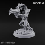 Long Rifle Prowling Simian Sniper A Miniature for Dungeons and Dragons, Pathfinder or other TTRPGs