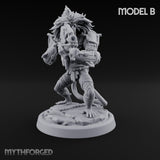 Long Rifle Prowling Simian Sniper B Miniature for Dungeons and Dragons, Pathfinder or other TTRPGs