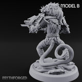 Long Rifle Prowling Simian Sniper B Miniature for Dungeons and Dragons, Pathfinder or other TTRPGs