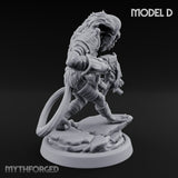 Long Rifle Prowling Simian Sniper D Miniature for Dungeons and Dragons, Pathfinder or other TTRPGs
